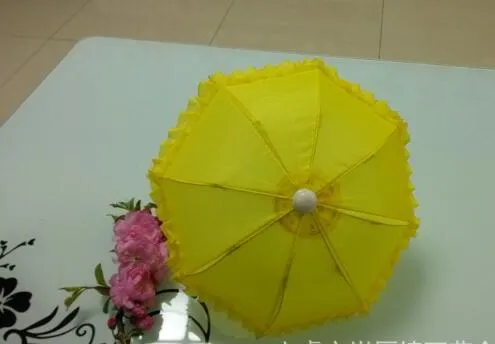 ضياء 28CM اللون لون الصلبة الرقص UmbrellaToy الدعائم مظلة الخاص متعدد الألوان شحن مجاني