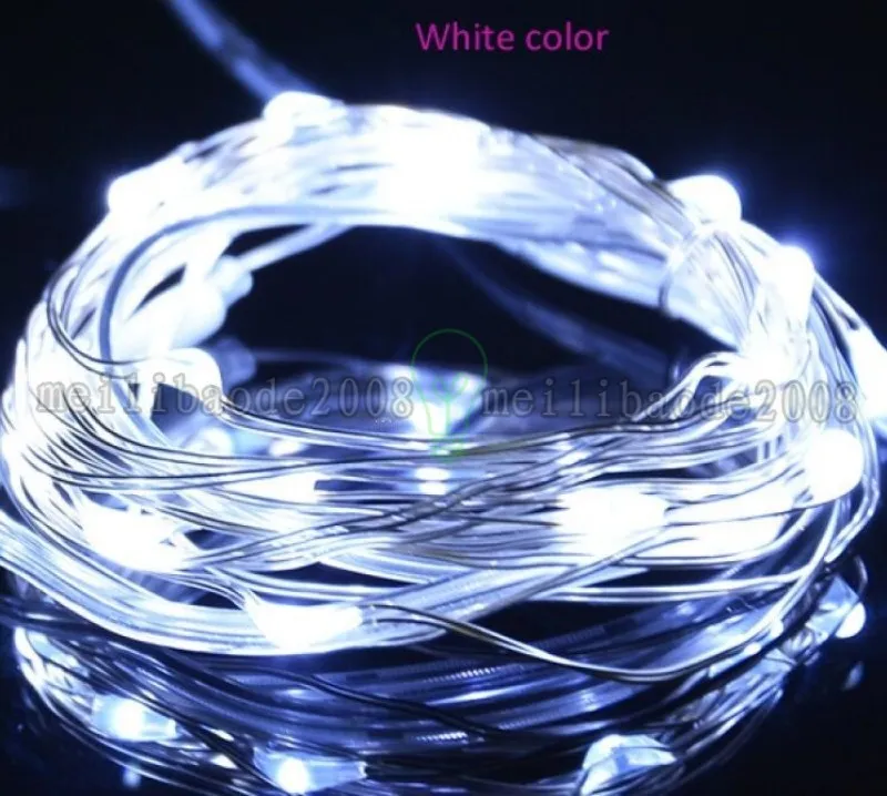 Nowy 4M LED Strings Akumulatorów 5 M 10M Mini LED Copper Wire Light AA Urządzenie baterii Obsługiwane Wróżki Party Miga ślub LED Boże Narodzenie Myy18