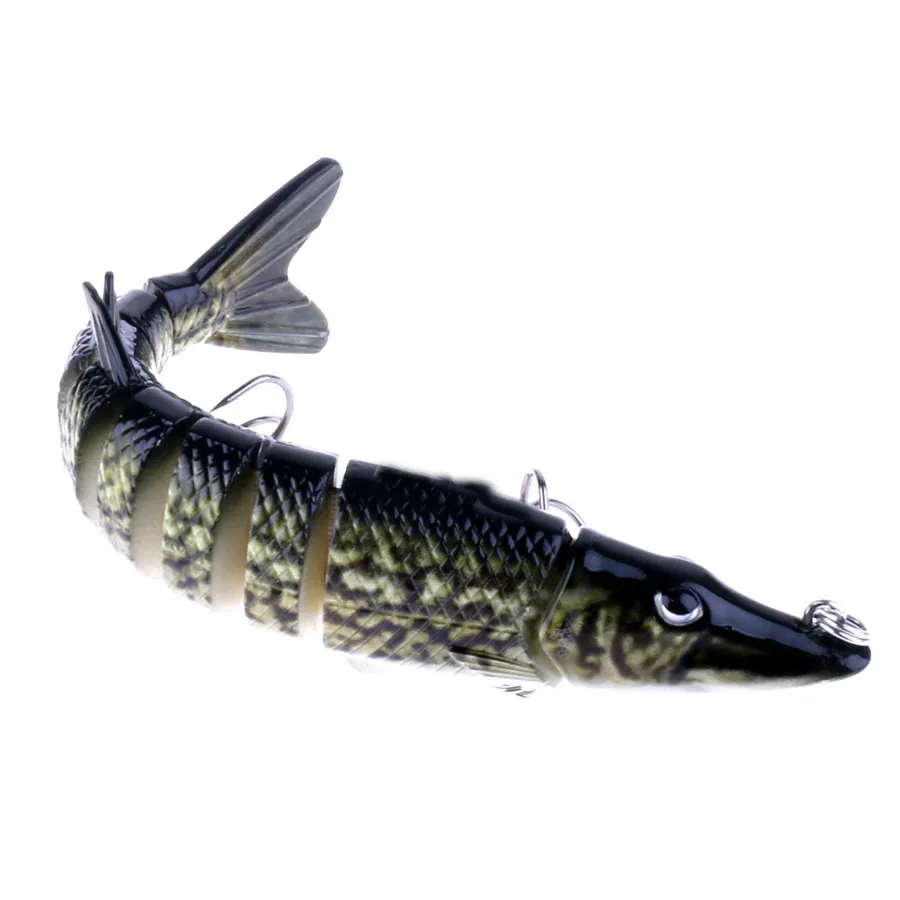 Nouveau 2016 8 sections LUR LURE 125CM20G Swaimbait Fishing Bait Hook Bait Bait Tackle de pêche lent2749573