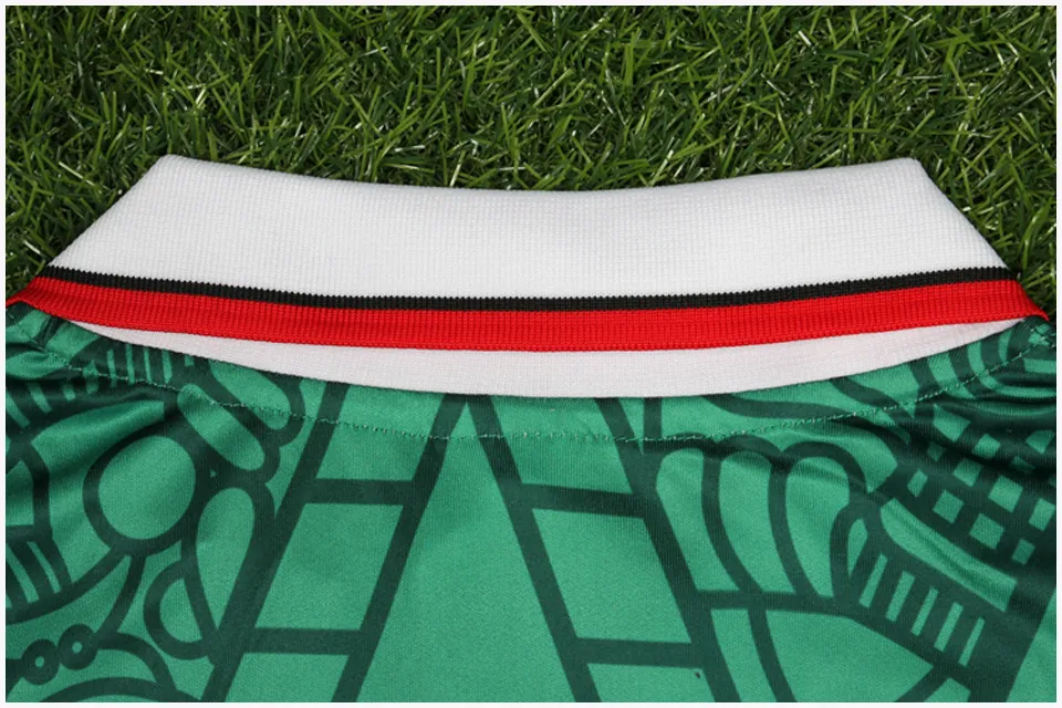 Retro 1998 Meksyk koszulki piłkarskie World Cup Classic Vintage 1970 1994 1995 Tajlandia Jakość HERNANDEZ 11 # BLANCO Home Green Away White Third Blakc Koszulki piłkarskie