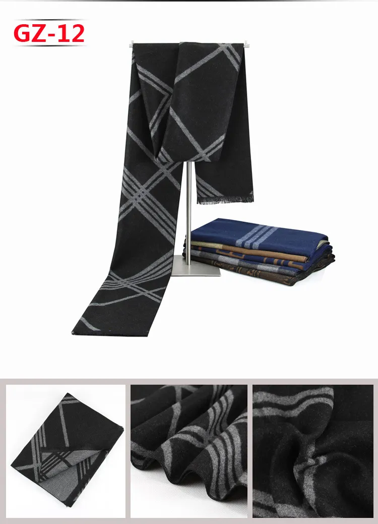 Mens Sjaal Charms Merk Designer Sjaal Cashmere Sjaals voor Mannen Merk Sjaals Mode Wraps Casual Mannen Jurken Luxe Accessoires