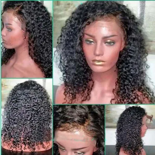 360 lace frontal peruca pré arrancada HD dianteira perucas de cabelo humano 130% densidade mulheres negras 14inch diva1