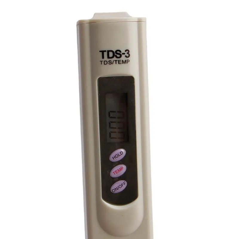 Medidor digital tds monitor temp ppm testador caneta medidores lcd vara monitores de pureza de água mini filtro testadores hidropônicos TDS-3 cores misturadas