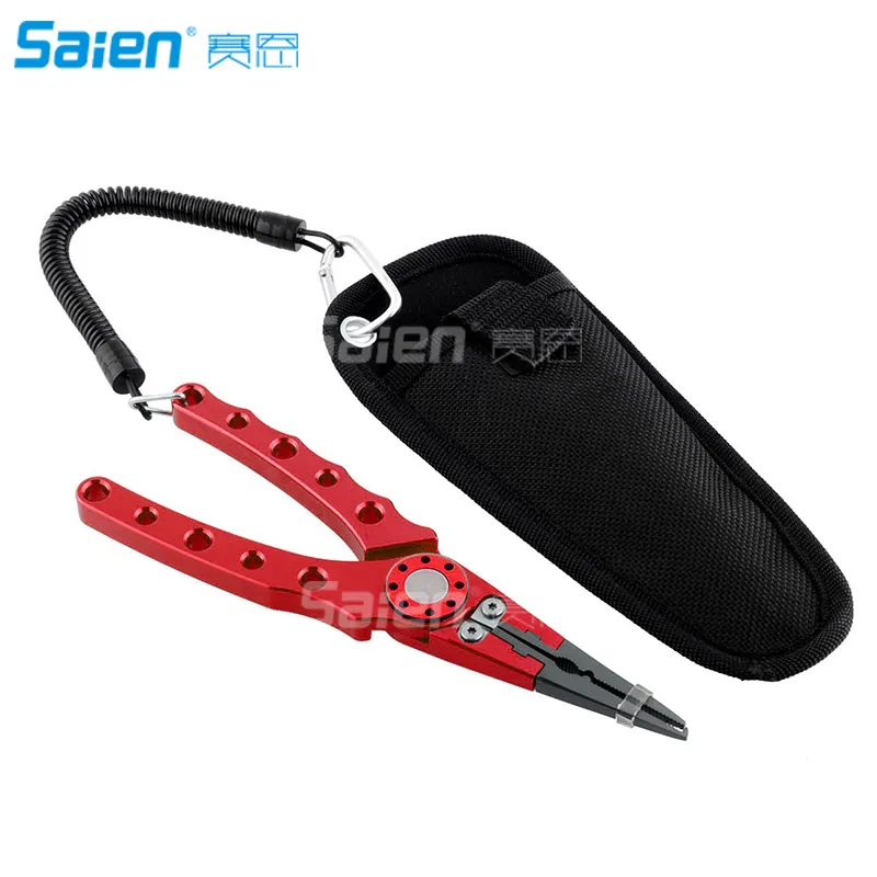 Accessories Booms Fishing Aluminum Fishings Pliers Resistant Saltwater For  Cutting Braid Line And Remove Hooks Or Lure With Coil Lanyard From Cdwc,  $21.38