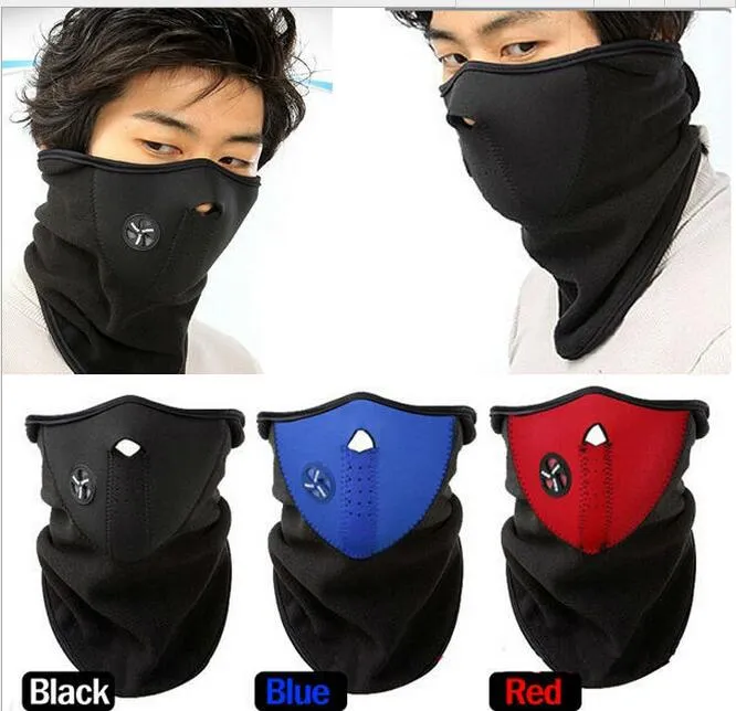 Neoprene Winter Warm Neck Half Face Mask Windproof Veil Sport Snow Bike Motorcycle Ski Guard neck warmer hiking hood face masks