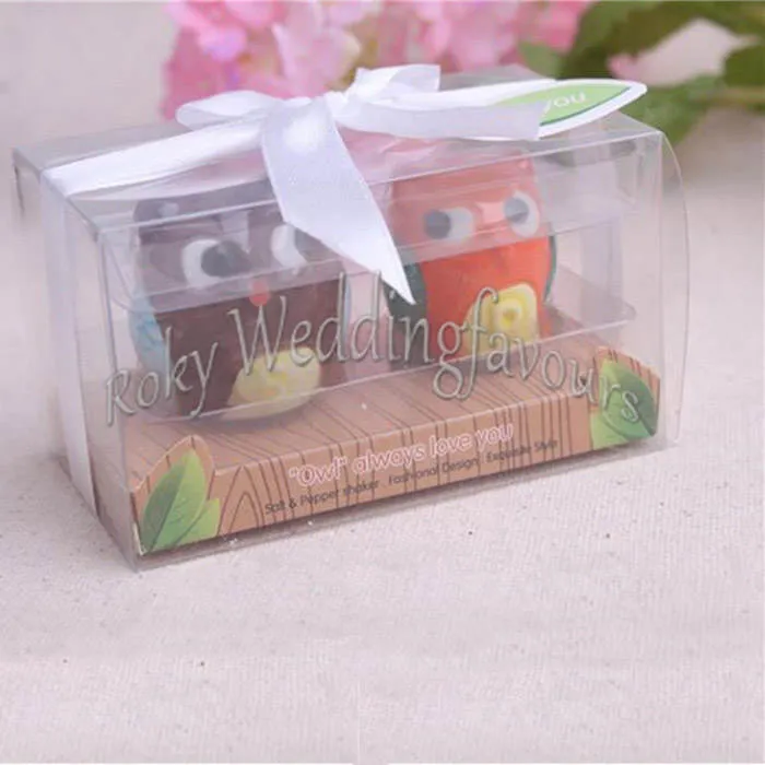 Owl Alway Love You Salt Pepper Shaker Bridal Shower Wedding Party Giveaways Party Table Decoration Supplies
