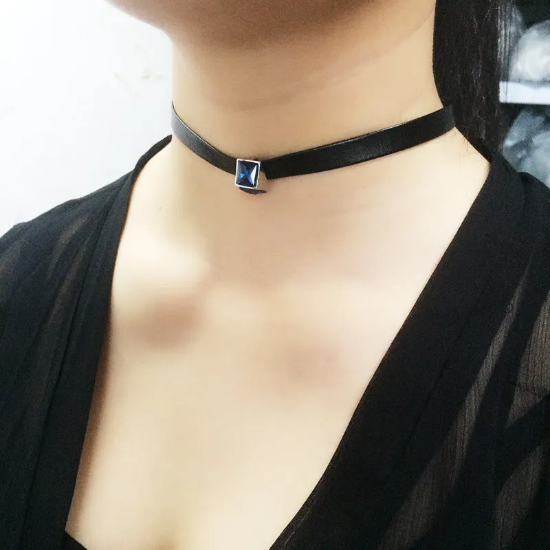 Nowa Moda Vintage Stretch Tatuaż Choker Naszyjnik Gothic Punk Grunge Henna Elastyczna Multi Color Choker Naszyjnik Biżuteria Dla Kobiet