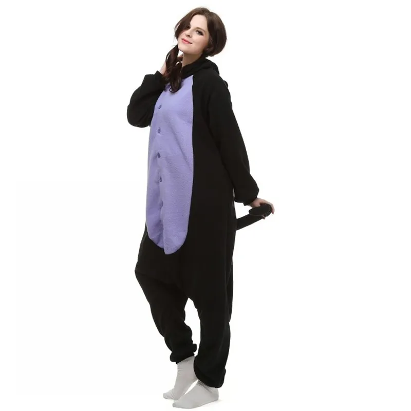 Japonya anime cosplay pijamalar hayvan gece yarısı kedi kedi kedisi gece kara kedi yavru kedi kigu cosplay kostümü unisex yetişkin onee sweetwear ca290q