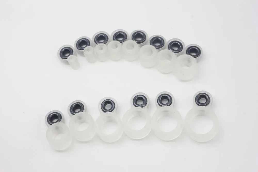 Rompin set Fishing Rod Wire Ring Ceramics Eye DIY Fish Line Guide Silicone  Ring Different Size 114 Silicone Frame5137828 From Zptv, $11.27
