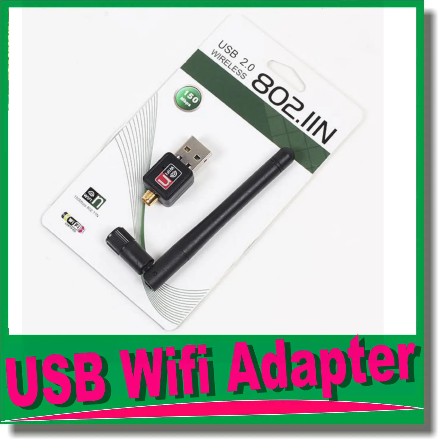 Usb Wifi Адаптер Антенна Для Настольных Беспроводных Сетевых.