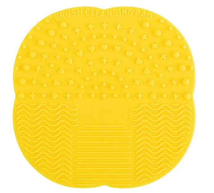 Pennello trucco in silicone caldo Pennello cosmetico Detergente la pulizia Scrubber Board Mat Strumenti il lavaggio Pad Hand Tool