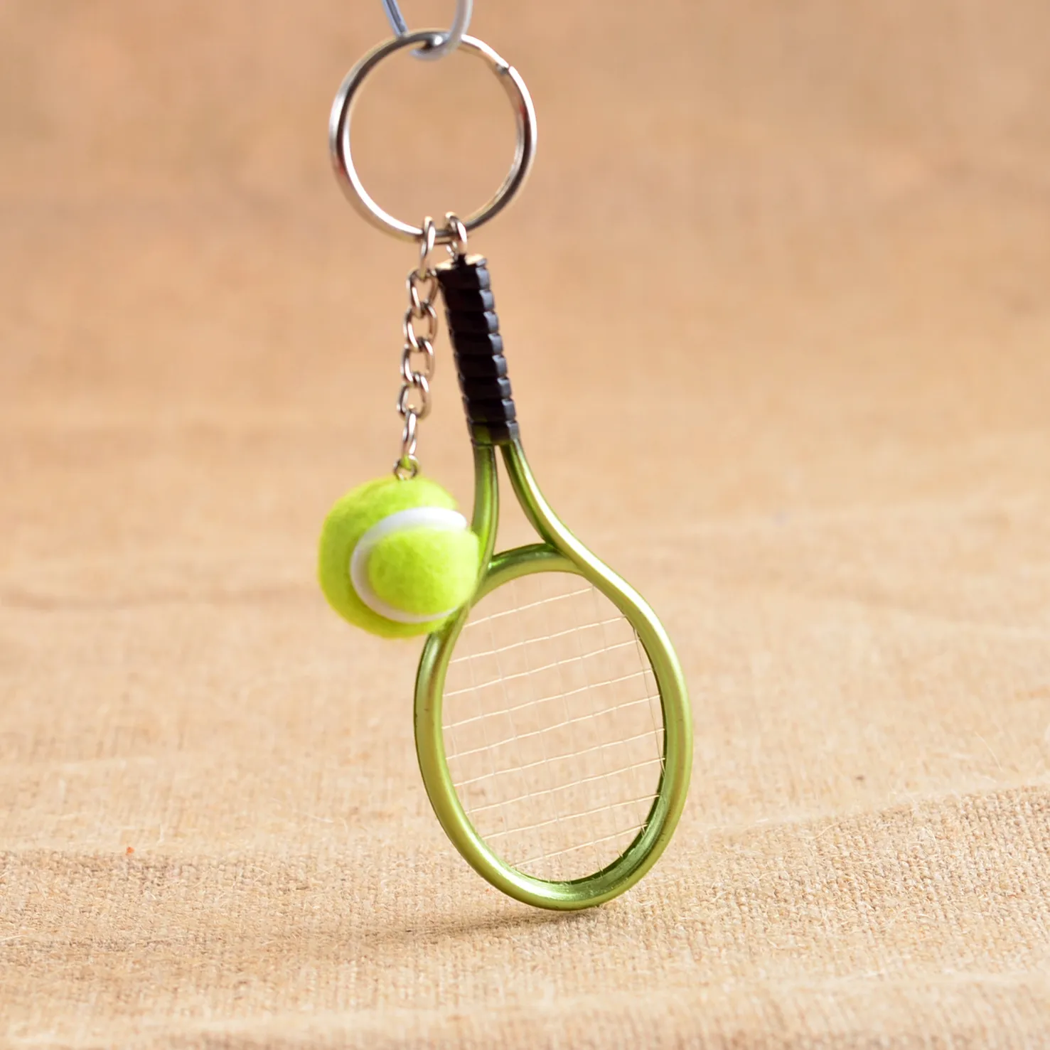 Nuovo arrivo Mini racchetta da tennis portachiavi personalità creativa pubblicità piccoli regali R158 Arti e mestieri mescolano l'ordine secondo le tue esigenze
