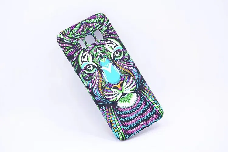 3D king of the Forest Phone Case For Samsung S8 S8 Plus case With the colorful lion case Tropical style