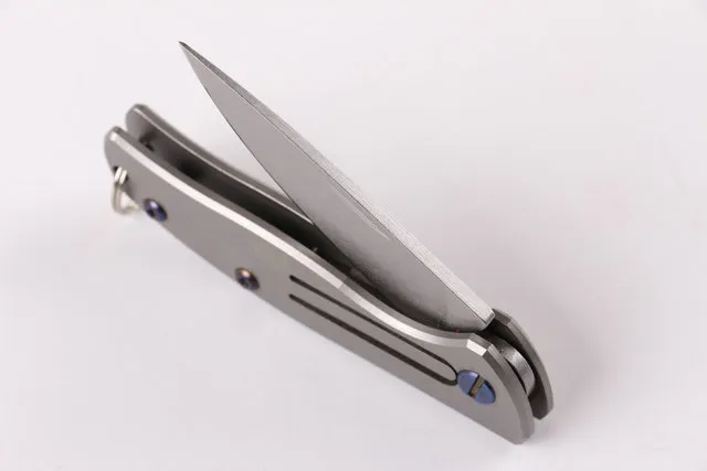 D2 Çelik Bıçak Anahtarlık Katlanır Bıçak Açık Kamp EDC Cep Bıçaklar Orijinal Kutu Paketi ile