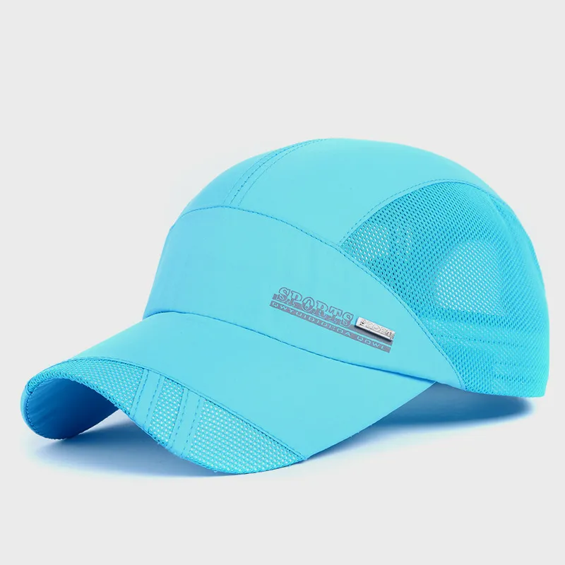 unisex sport baseball cap mesh golf hat quick-drying outdoor summer cap 
