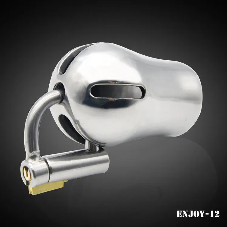 Chastity Devices Male Luxury Chastity Stainless steel Cage with Titanium PA Lock Device #T707