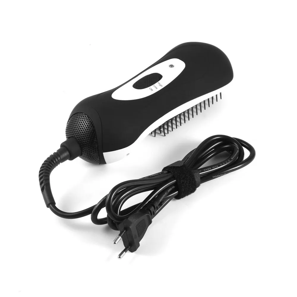 Magic For Infrared Digital Hair Dryer Brush Beauty Hair Straightener Brush Brush discrable and dry listared 2 في 1 فرشاة مجفف الشعر