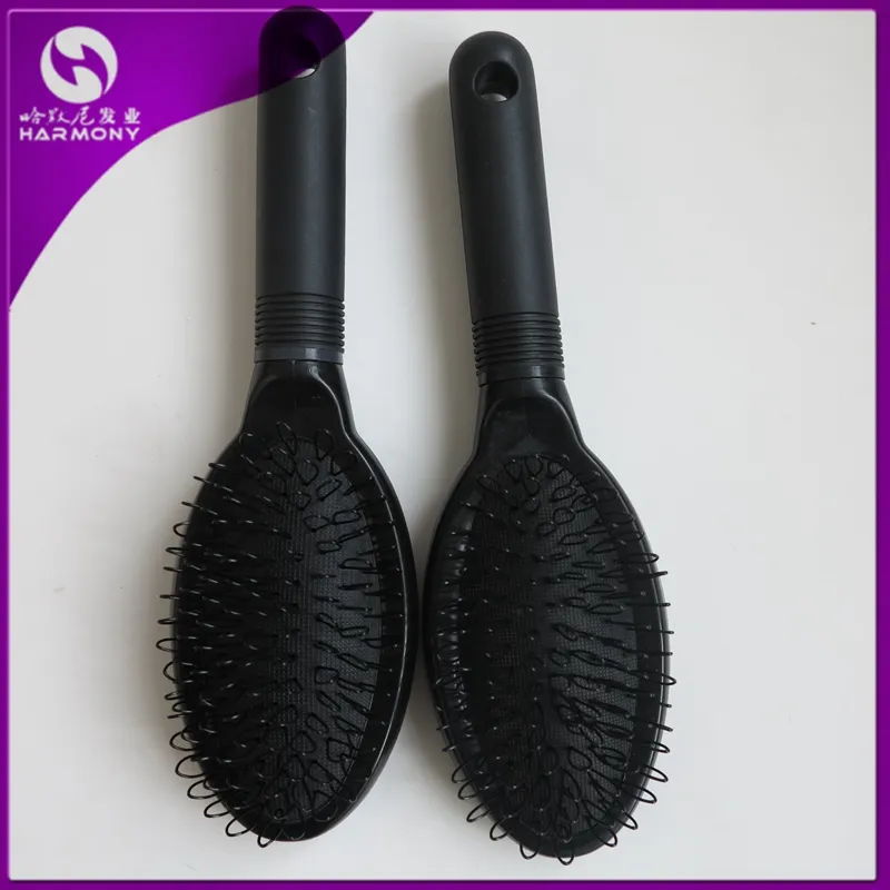 Ücretsiz Kargo 1 Parça Profesyonel Siyah Plastik Döngü Fırça, Salon Saç Fırçası, Naylon Döngü Fırça