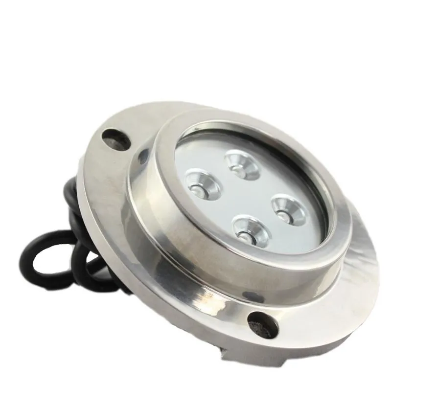 Светодиодный подводный светильник 12 В для лодки, яхты, светодиодный подводный светильник для морского бассейна, в воде, водонепроницаемый IP68, круглый фонтан Lig8795804