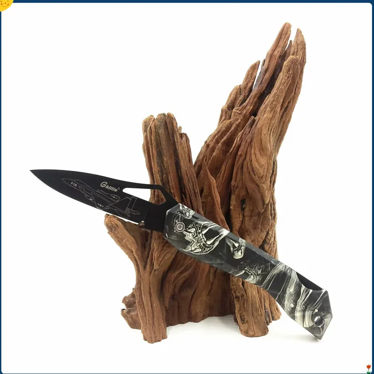 Najwyższej jakości Mix Style Ghillie Kieszonkowe Składane Noże Noże Owoce Nóż ABS EDC Mini Kieszenie Survival Folder Noże Noże