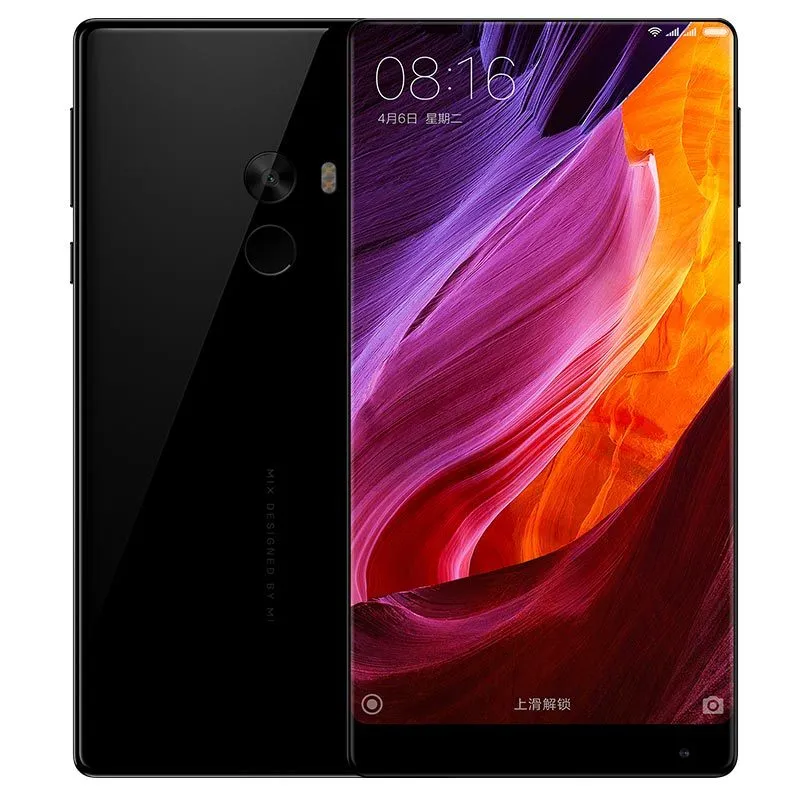 Oryginalny Xiaomi Mi Mix Pro 4G LTE Telefon komórkowy Snapdragon 821 4GB RAM 128GB ROM Pełna ceramika Android 6.4 "Pełny ekran 16.0MP NFC IDPRINT ID SMART CELL