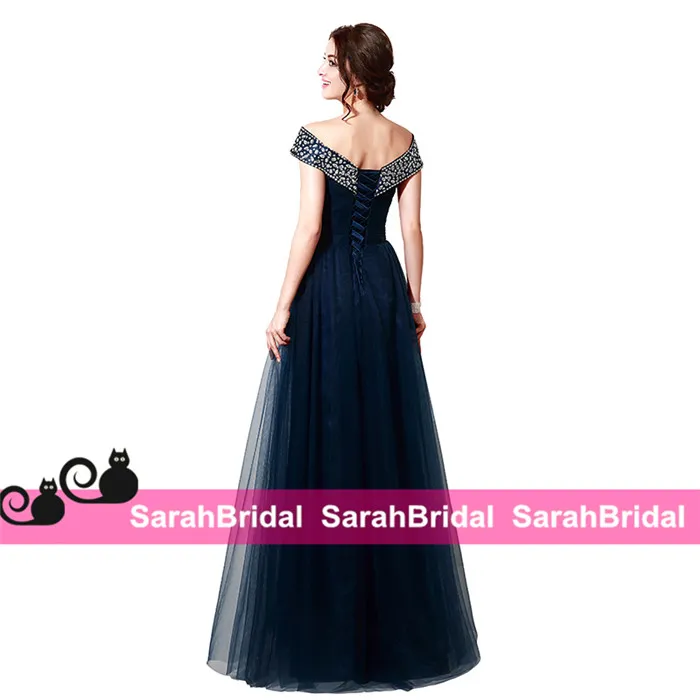 Robes de bal longues bleu marine foncé en stock et conception originale sur mesure robes de soirée de bal de style princesse corset et tulle plus la taille