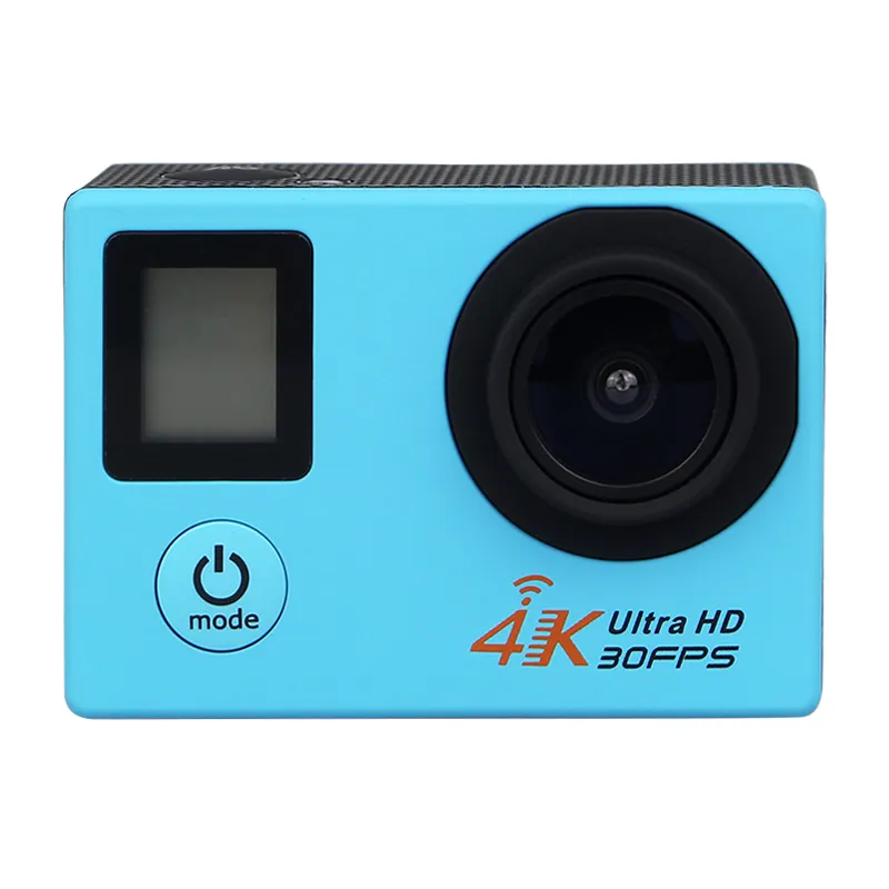 H22R 4 K WiFi Eylem Kamera 2.0 inç 170d Lens Çift Ekran Su Geçirmez Ekstrem Spor Pro HD DVR Cam