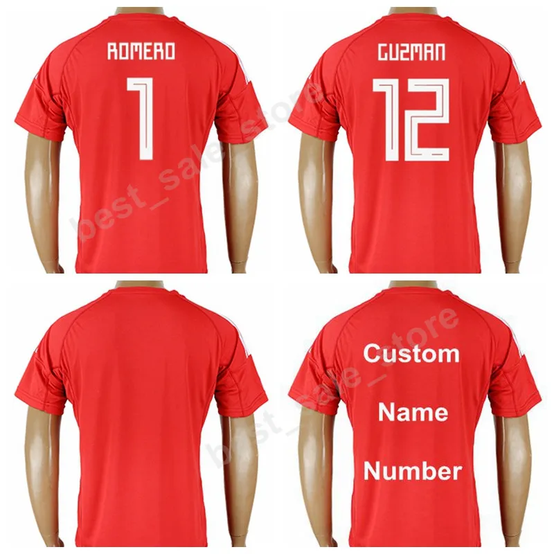 Argentina 12 GUZMAN Home 2018 FIFA World Cup Thailand Soccer Jersey
