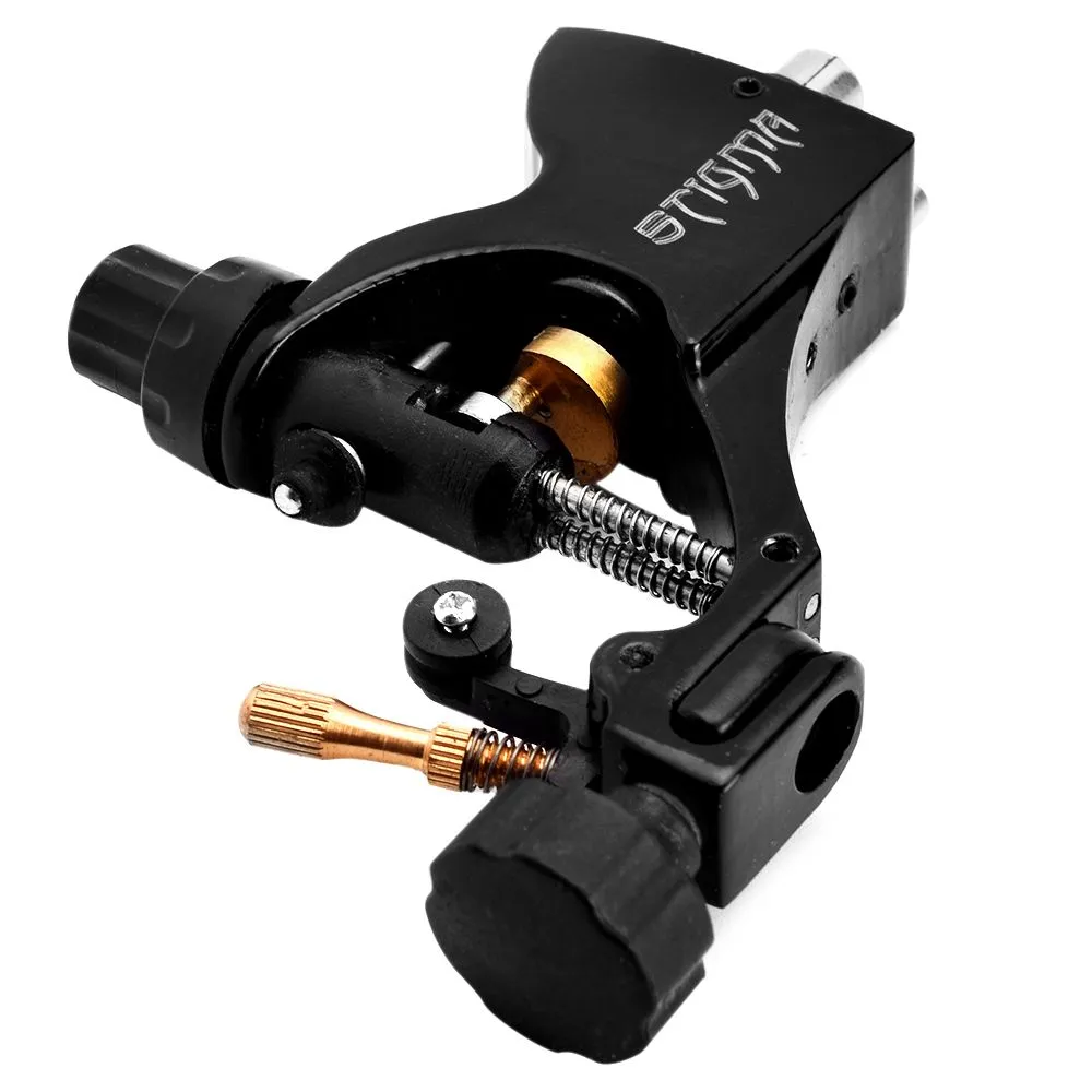 Ny Rotary Tattoo Machine Stigma Bizarre V2 Black High Quality Tattoo Machines Gratis frakt Gratis frakt