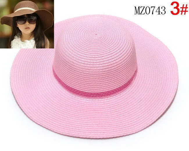 Children girl hats beach hat baby girls sun hat caps