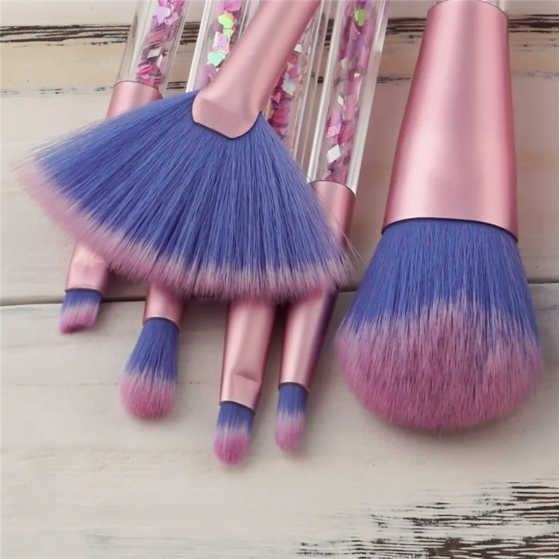 Mermaid Series Makeup Brush Set Quicksand Crystal Cosmetics Brushes Powder Eyeshadow Foundation Make up Tool drop shipping good quality