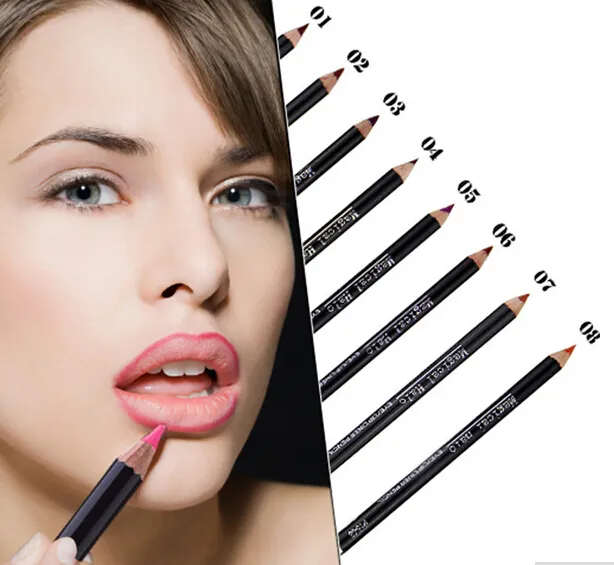 Neue Mode Magische Halo Kosmetik Professionelle Make-Up 19 Farbe Lipliner Bleistift Multifunktions Schönheit Lippen Stift Lip Liner Sticks6287992