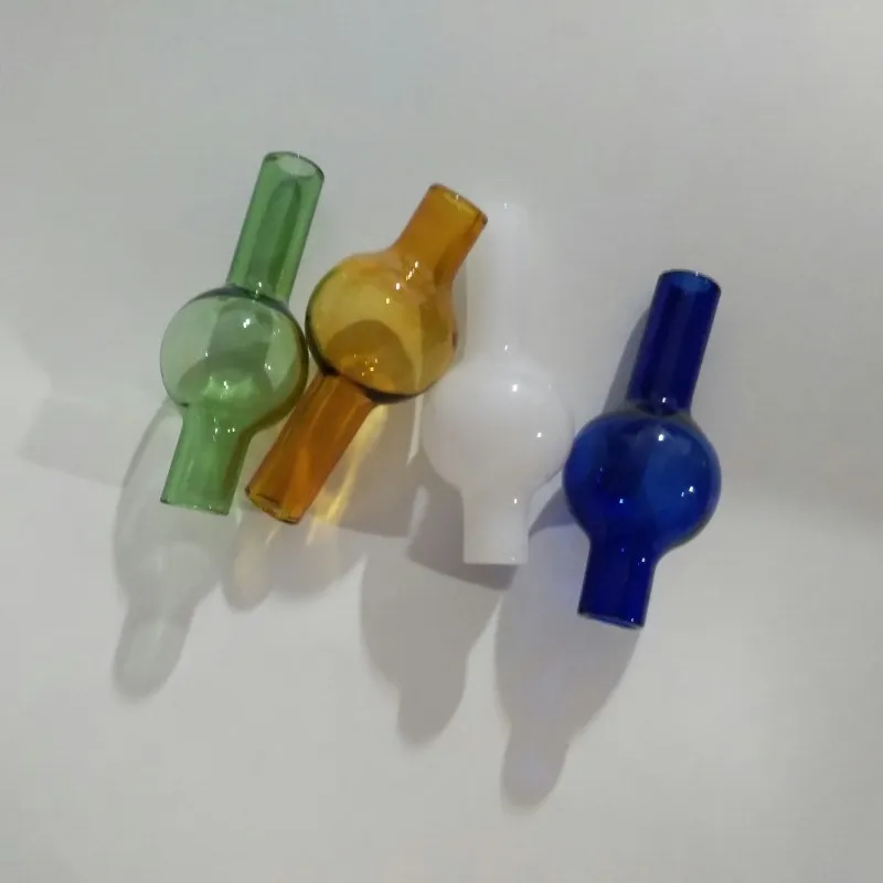 Tappo in carburo di vetro colorato a sfera tonda OD 20MM XL Banger termico al quarzo spesso Chiodi Tubi di acqua in vetro Glass Dab Oil Rigs