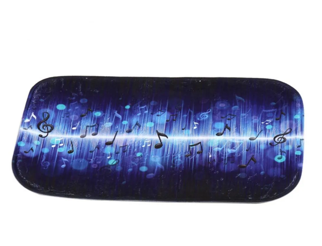 40 * 60 سنتيمتر الأزرق الموسيقى رمز حمام ماتس المضادة للانزلاق سجاد الصوف المرجانية السجاد للحمام نوم ممسحة الانترنت
