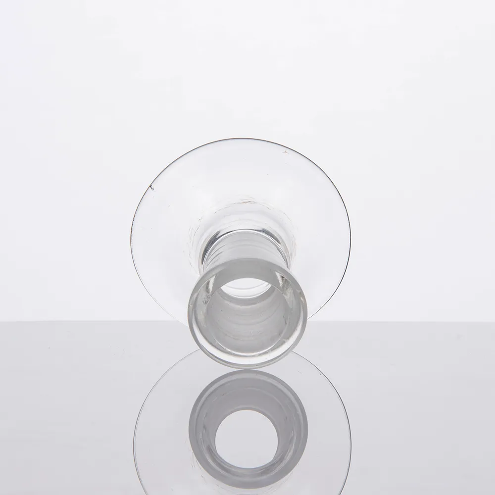 Stojak adaptera szklanego na miskę kopuły fajka wodna bonga adaptery 14mm 18mm mężczyzna kobieta matowe wspólne rozwijane