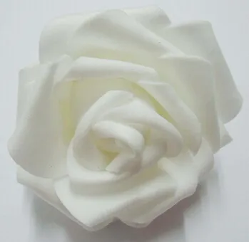 Couronnes de fleurs décoratives en gros 100 pièces 7cm à la main mousse artificielle Rose têtes de fleurs pour la décoration de mariage boule de baiser 1