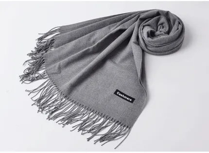 30st Höst Vinter Högkvalitativ kvinna ull Spinning Scarf Ladies Pure Färg Purl Håll Varm Scarf 200 * 65cm Gratis frakt