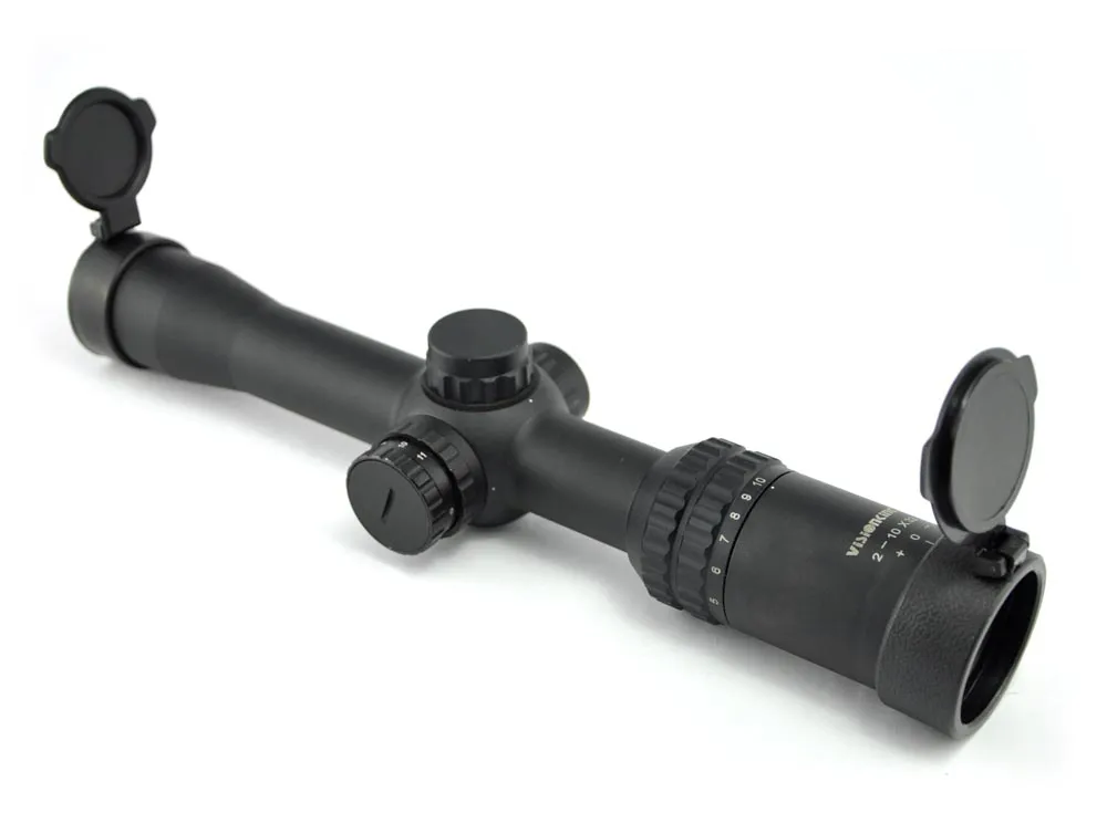 Gratis frakt Visionking Riflescope VS2-10X32 Multi-Coated Optics Jaktomfattning Långt räckvidd Kikare Stötdämpare