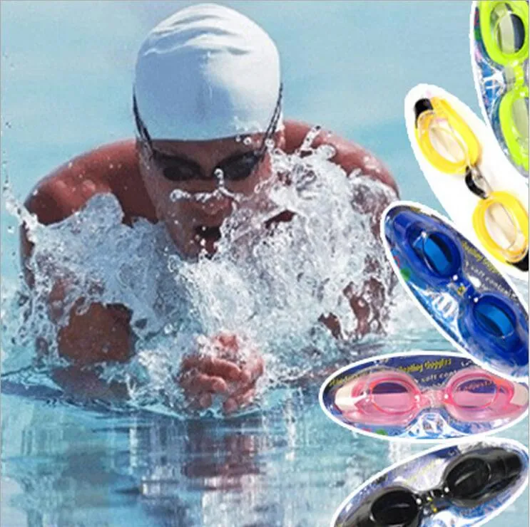 Kinderen Zwemmen Goggles Anti Mist Meisjes Jongens Water Sport Diveing ​​Protection Eyewear Glasses PC Lenzen UV Beschermende Hoge Clear Swimming Goggle-apparatuur