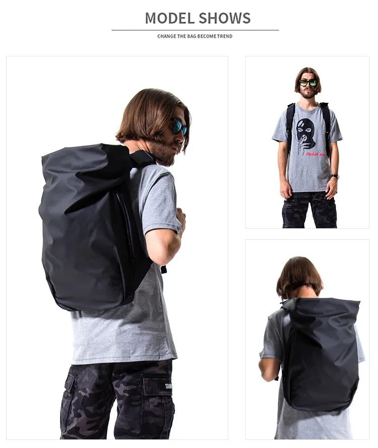 RUIL 2017 High Capacity Waterproof Backpack Men Travel Durable Fashion Shoulder Schoolbag Laptop Large Capacity Computer Bag