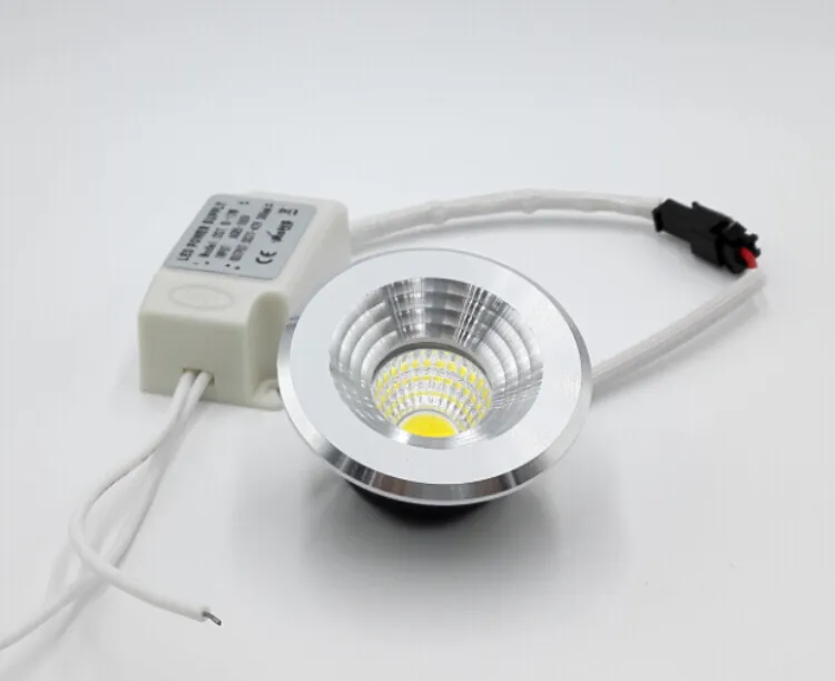 Fabryka Cena Hurtowa COB 5W Ciepła zimna biała mini ściemniana wbudowana szafka LED Light LED Downlight AC85-265V