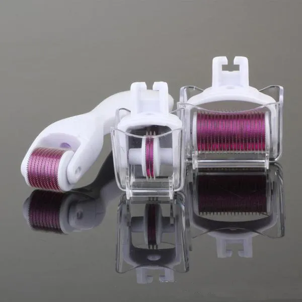 Precio de fábrica Micro Needle Roller 180/600/1200 Agujas Mejor Dermaroller de piel para cuerpo y cara 3 en 1 Kit Derma Roller para uso en salón de spa