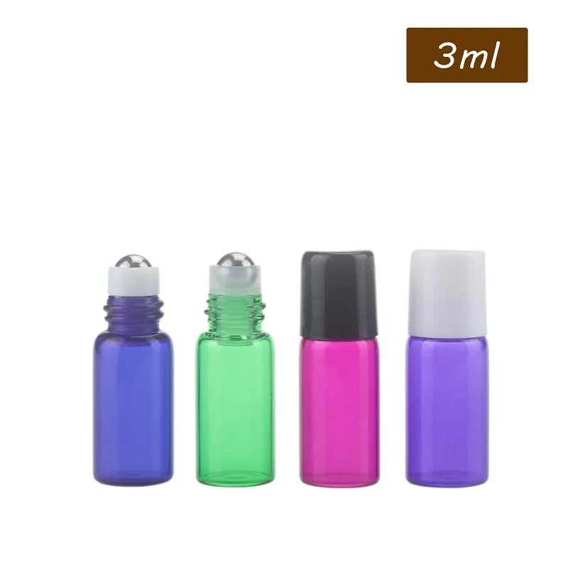 Verre ambré réactif liquide rouleau sur bouteilles bouteille à bille compte-gouttes aromathérapie huile essentielle bouteilles de parfums 1 ml 2 ml 3 ml 5ml7685081