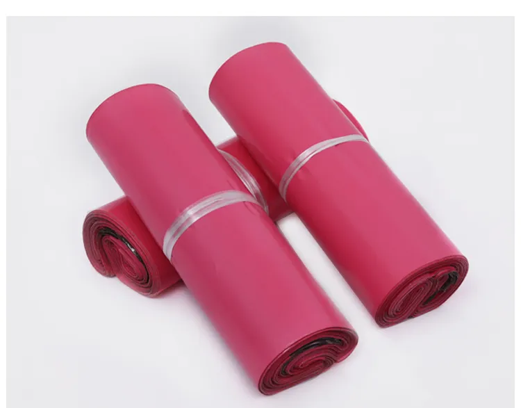 Pink Poly Mailer 10*13 inches Express Bag 25*35cm Mail Bags Envelope/ Self Adhesive Seal Plastic bags pouch