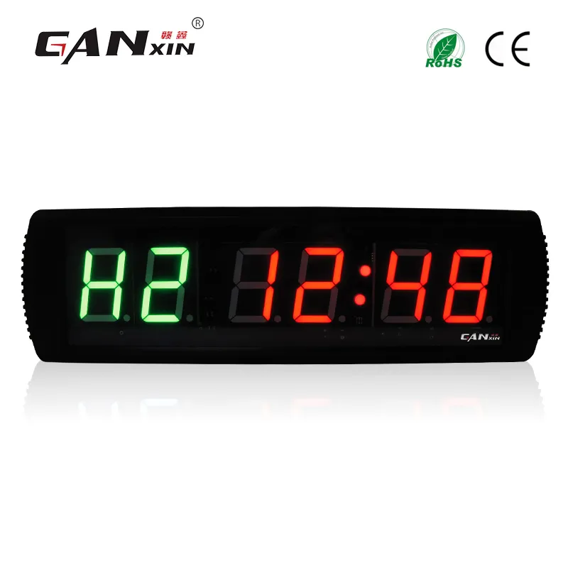 GANXIN NY 3 '' LED Fitness Timer Clock för Intervall Workout MMA Tabata Box H.I.T Gym Timer