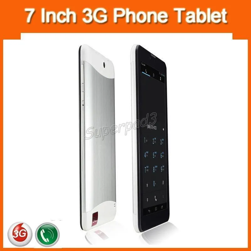 7-calowy MTK6572 Dual Core 3G Call Phablets HD Screen ROM 4 GB Dual SIM Dual Camera Android 4.2 Bluetooth GPS WIFI Tabletki