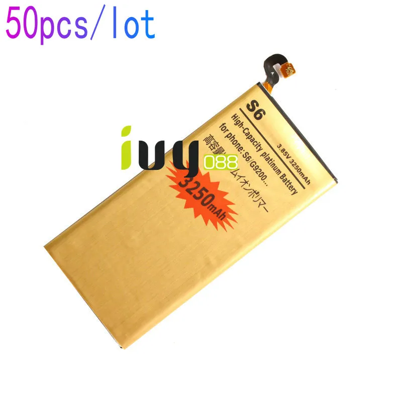 3250mAh EB BG920ABE Gold Replacement Battery For Samsung Galaxy S6 G920