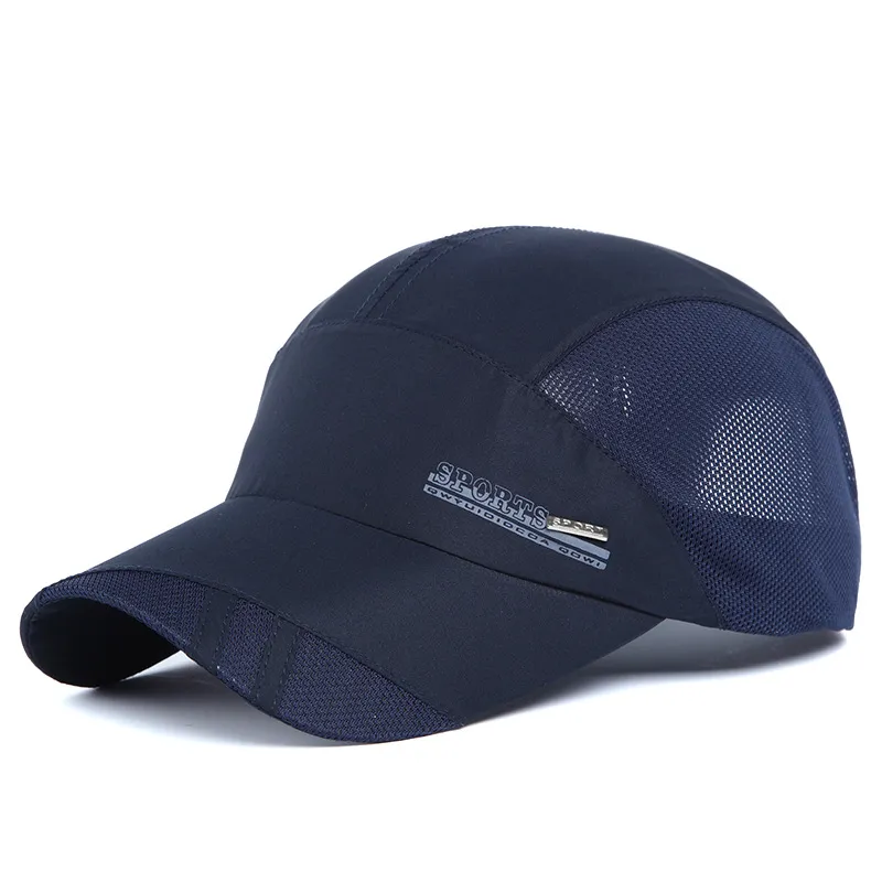 unisex sport baseball cap mesh golf hat quick-drying outdoor summer cap 
