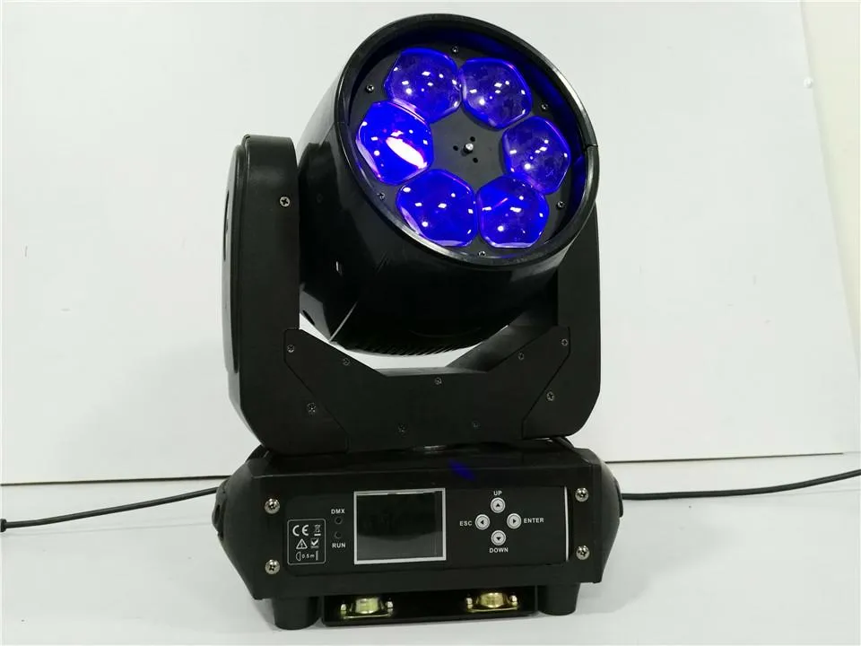 LED Işın Zoom Yıkama 6x40W 4in1 RGBW LED ZOOM Çubuk efekti için kafa ışını ışığı LED aşama aydınlatma DMX DJ Işıkları