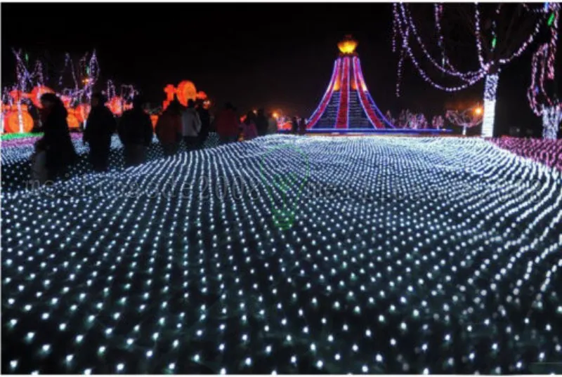 2x3m 200leds Led Net Light Tenda Lights Xmas Fairy Flash Lights Stringhe Led decorazione natalizia MYY162
